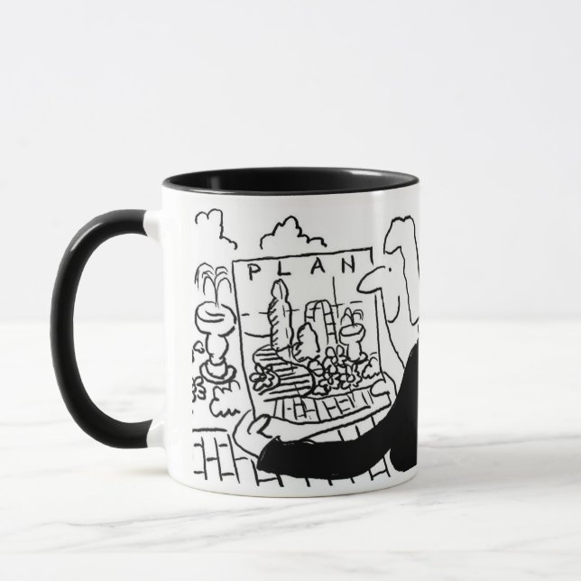 Caneca Jardinagem de Paisagem ou Design de Jardim (Esquerda)