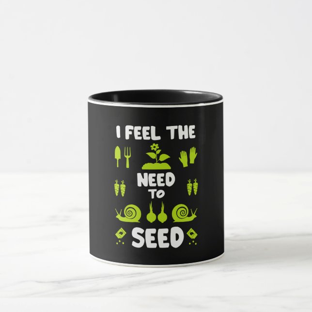 Caneca Jardinagem Engraçado (Centro)