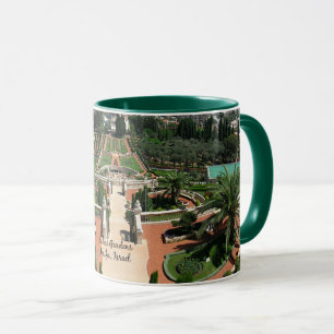 Caneca Jardins Bahai em Haifa, Israel