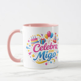Caneca Jarra Personalizada “Celebra Conmigo” | Ideal para