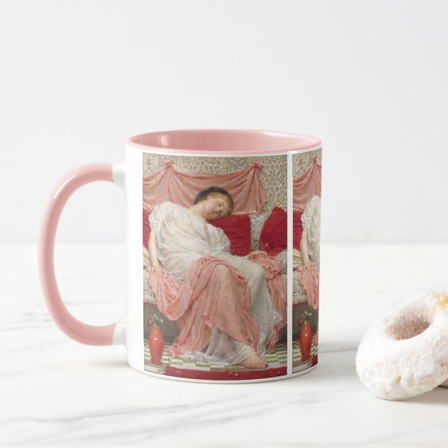 Caneca Jasmine por Albert Joseph Moore, Bela Arte Vitoria (Com Donut)
