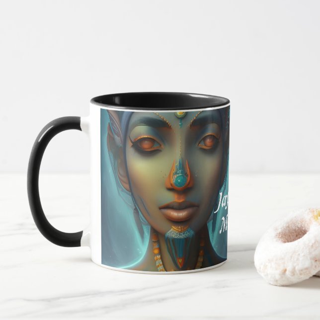 Caneca Jayshree's Morning Tea Personalizável (Com Donut)