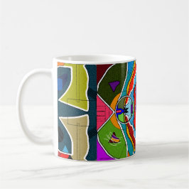 Caneca jazzístico abstrata do divertimento