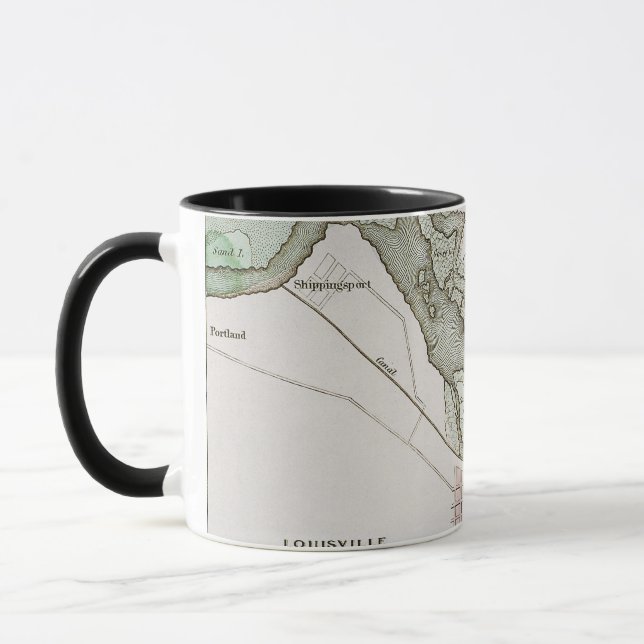 CANECA JEFFERSONVILLE, INDIANA: MAPA (Esquerda)