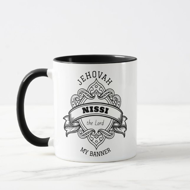 Caneca Jehovah Nissi Ornate Mug (Esquerda)