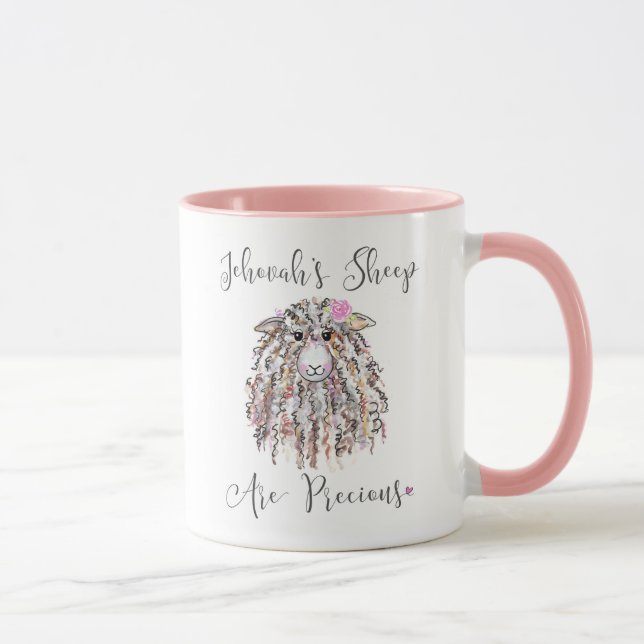 Caneca “Jehovah's Sheep are Precious” Mug (Direita)