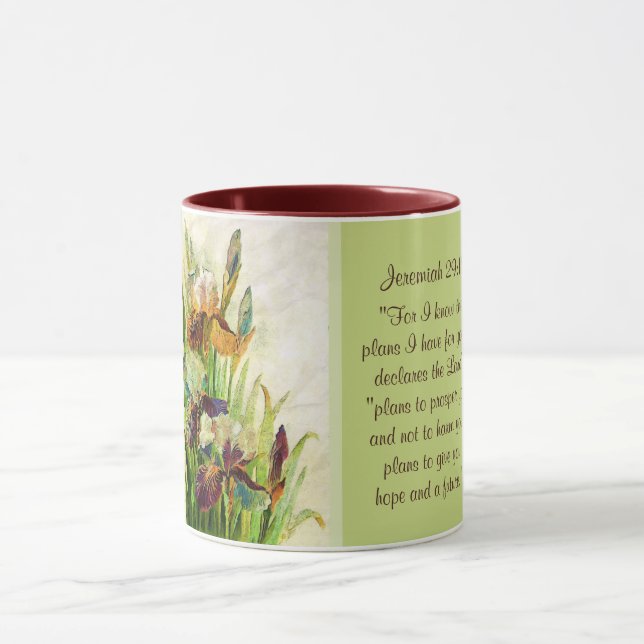 Caneca Jeremiah 29:11 Eu sei os planos que tenho para voc (Centro)