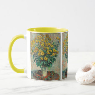 Caneca Jerusalém Artichoke Flowers de Claude Monet