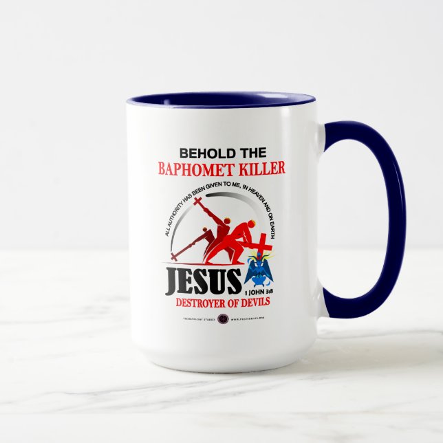 Caneca Jesus: Assassino do Bapomete (Direita)