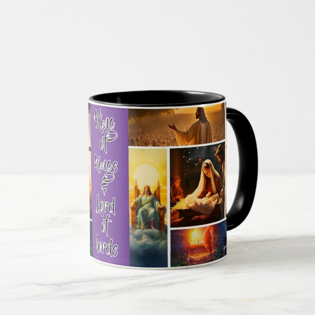 Caneca Jesus Collage (Frente Esquerda)