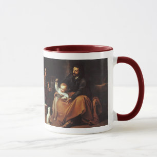 Caneca Jesus com pardal - Murillo,… a palavra era…
