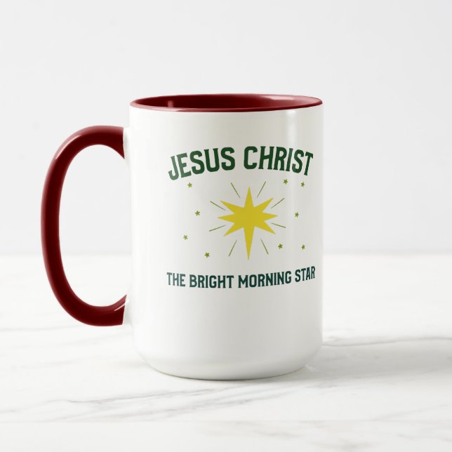 Caneca Jesus Cristo A Estrela Brilhante Da Manhã (Esquerda)