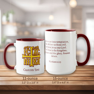 Caneca Jesus Cristo Conquista Emblem