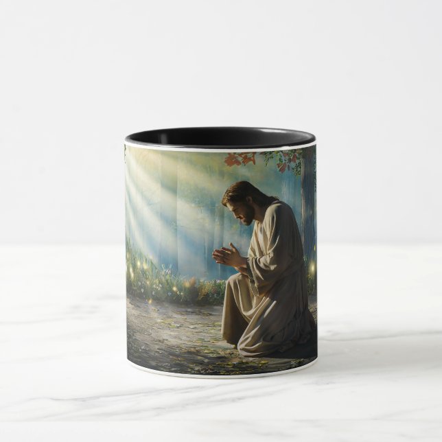 Caneca Jesus Cristo no Getsêmani #1 (Centro)