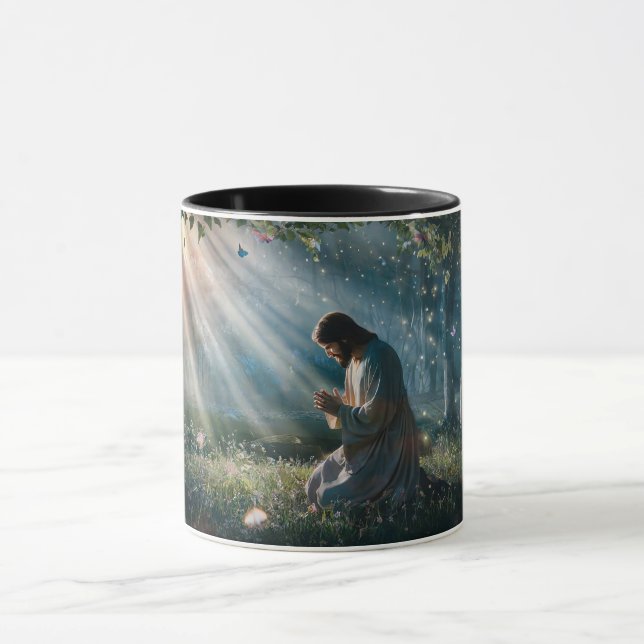 Caneca Jesus Cristo no Getsêmani #2 (Centro)