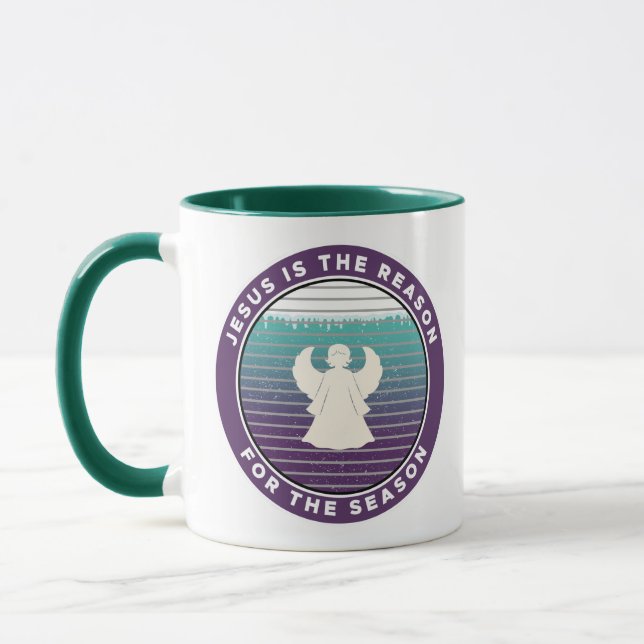 Caneca Jesus é a razão do Anjo de Natal da temporada (Esquerda)