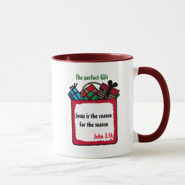 Caneca Jesus é a razão para personalizar o Natal (Direita)