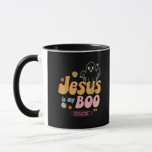 Caneca Jesus É Meu Boo Ele Te Ama Mais Fé Divertida St