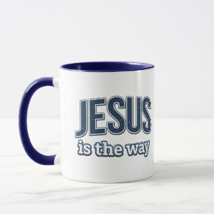 Caneca JESUS é o caminho - Cristão