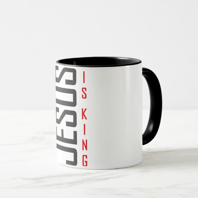 Caneca Jesus é Rei (Frente Esquerda)