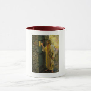 Caneca Jesus em seu vintage da porta
