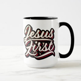Caneca Jesus Primeiro Estilo dos 70