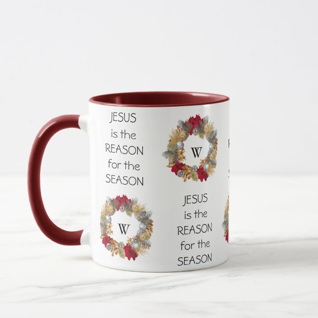 Caneca JESUS RAASON SEASON | Festesias | NATAL (Esquerda)