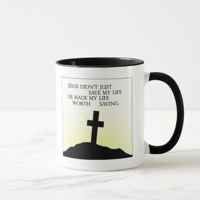 Caneca Jesus salvar minha vida (Direita)