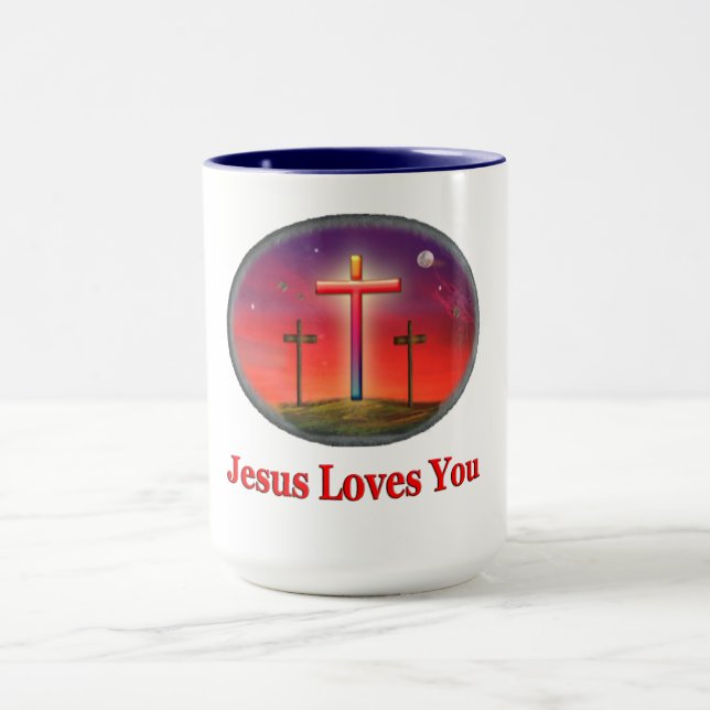 Caneca jesus te ama (Centro)