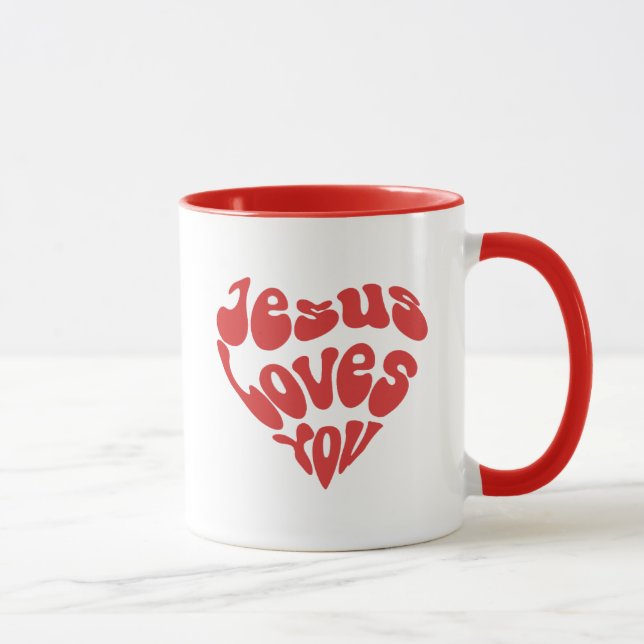 Caneca Jesus Te Ama Mug (Direita)