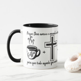 Caneca Jesus + Versículo João 3:16