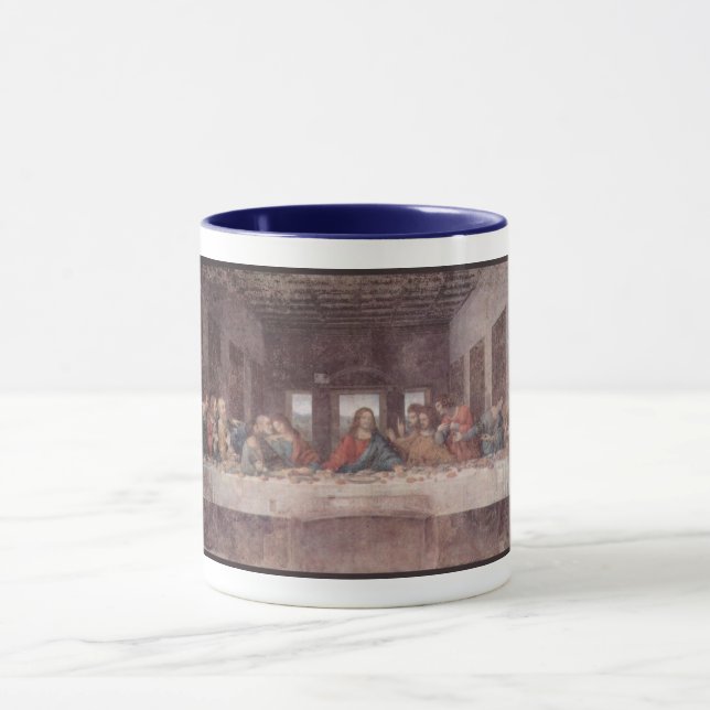 Caneca Jesus "Yeshua" O Último Jantar, Leonardo da Vinci (Centro)