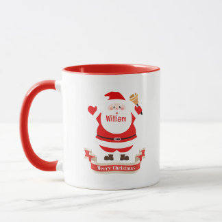 Caneca Jingle Bell Santa Christmas Combo