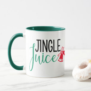 Caneca Jingle Juice   Engraçado Humor de Bebendo de Natal