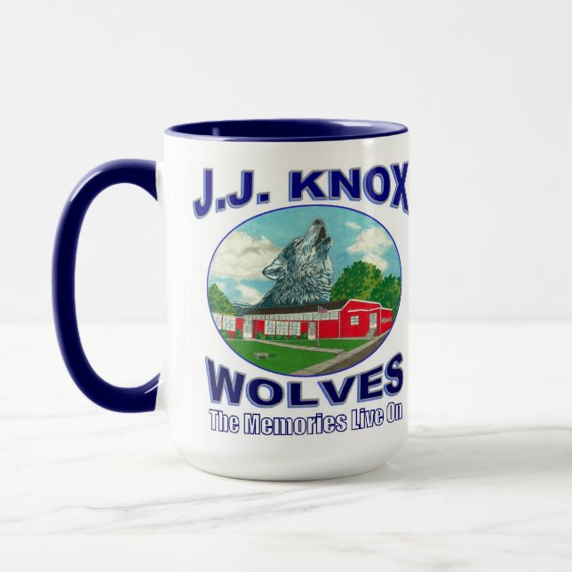 Caneca JJ Knox Fire 50th Anniversário Mug (Esquerda)