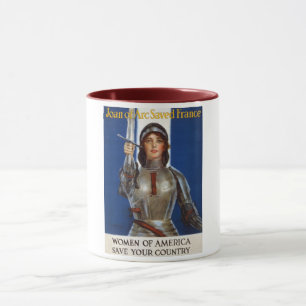 Caneca Joana d'Arc: A Mama de Orleans, Cavaleiro Heroína