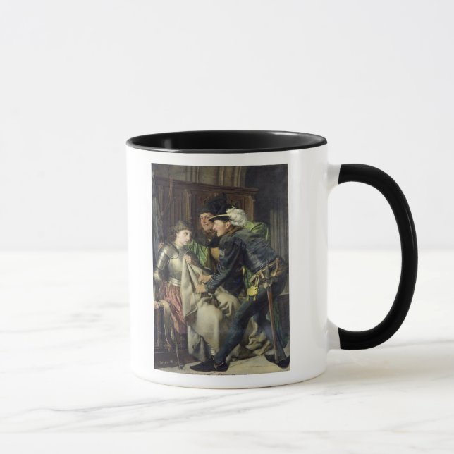 Caneca Joana do arco insultado na prisão, 1866 (Direita)