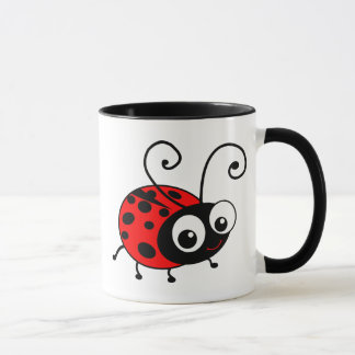 Caneca Joaninha bonito