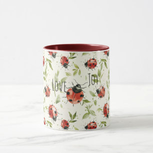 Caneca Joaninhas Amor Alegria