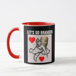 CANECA JOE BIDEN BRANDON DIA DE OS NAMORADOS CAFFEE MUGS