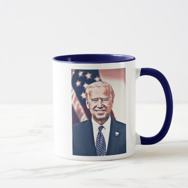 Caneca Joe Biden Vice-Presidente Democrata Cadeia-Chave (Direita)