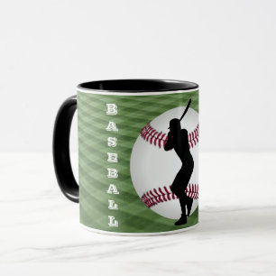 Caneca Jogador de beisebol Mug com seu nome