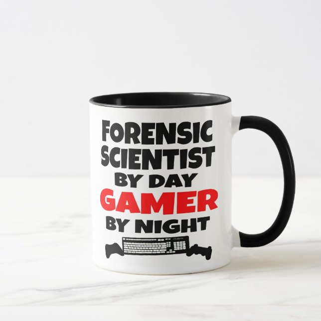 Caneca Jogador de Ciência Forense (Direita)