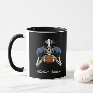 Caneca Jogador de Skeleton americano furioso