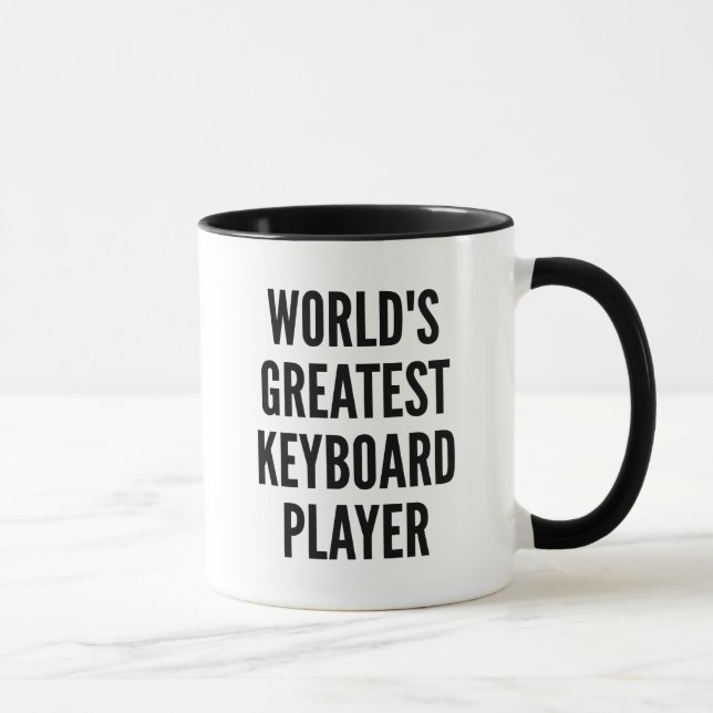 Caneca Jogador de Teclado Maior do Mundo (Direita)