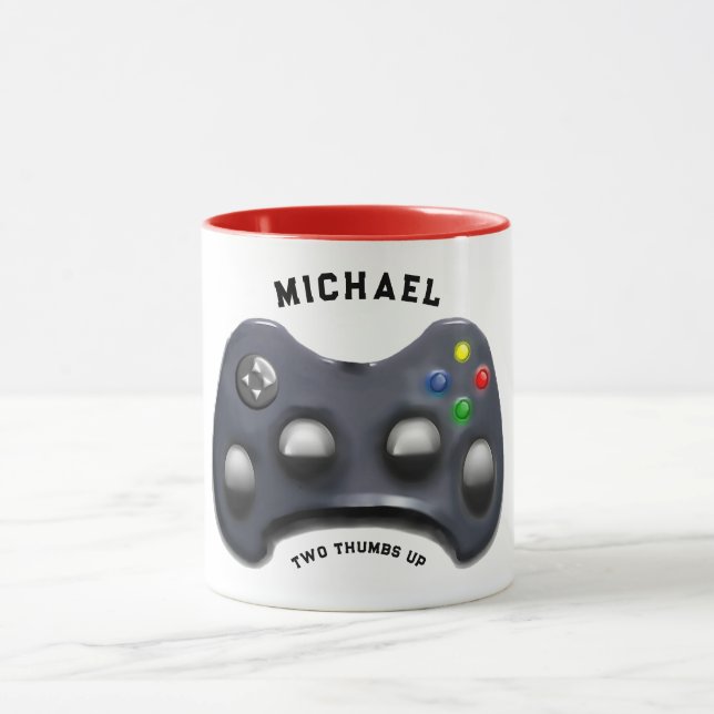 Caneca Jogador de Vídeo Game (Centro)