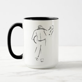 Caneca Jogador De Violão Saindo