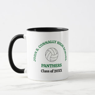 Caneca Jogador de Volei Personalizado da Green High Schoo