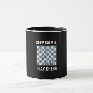 Caneca Jogador de Xadrez do Conselho Chess