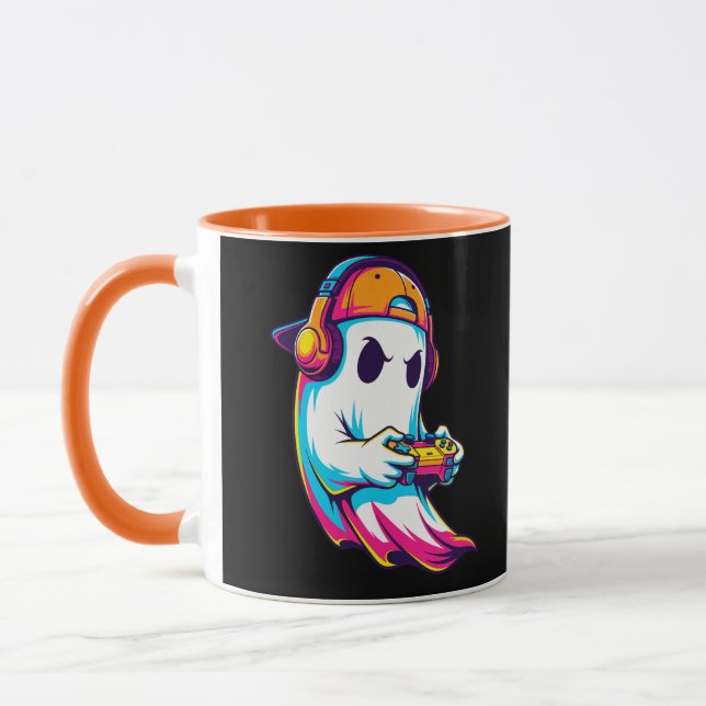 Caneca Jogador Fantasma do Halloween legal (Esquerda)